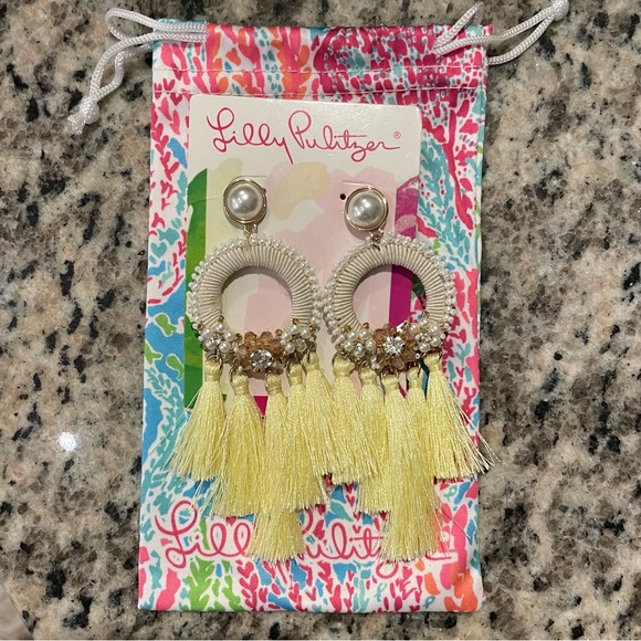 Lilly Pulitzer Jewelry - NWT Lilly Pulitzer Earrings with Lilly Pulitzer Dust Bag